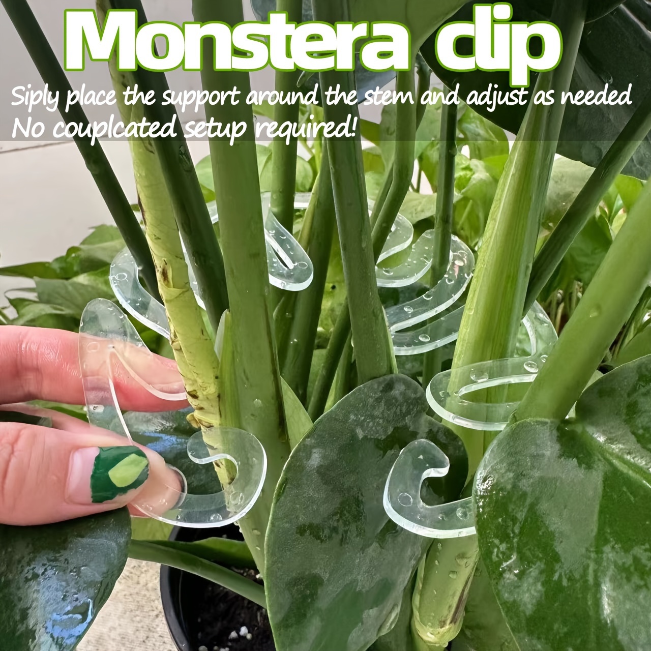 Elastyczne plastikowe klipsy d – Variegated Monstera Node recenzja i cena
